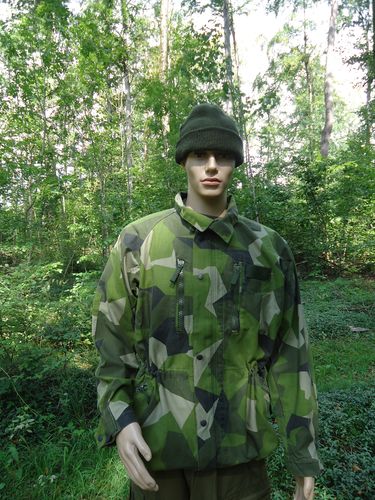 Schwedische Armee Feldjacke tarn gebraucht