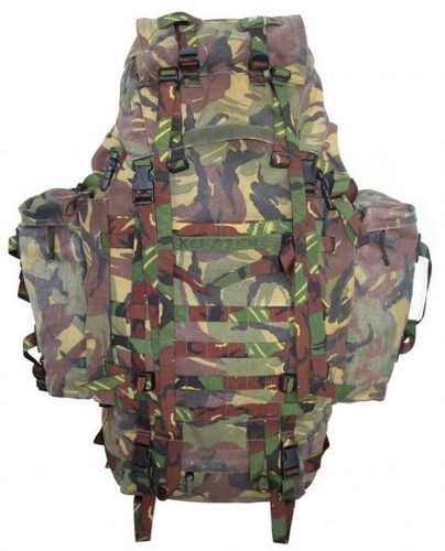 Holländische Army Rucksack mit Seitentasche 120 l  gebraucht