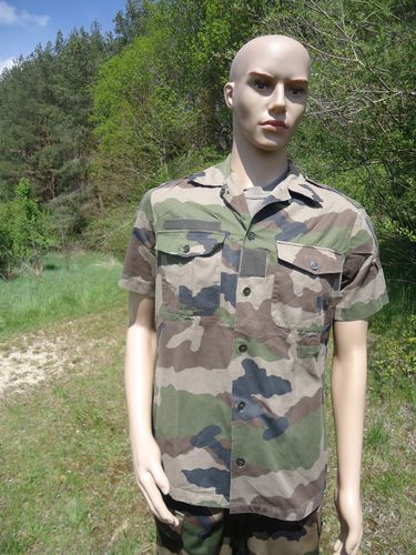 Französische Armee Kurzarm Hemd CCE tarn gebraucht